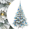Vidaxl kunstkerstboom met 150 led met standaard wit 120 cm pe en pvc