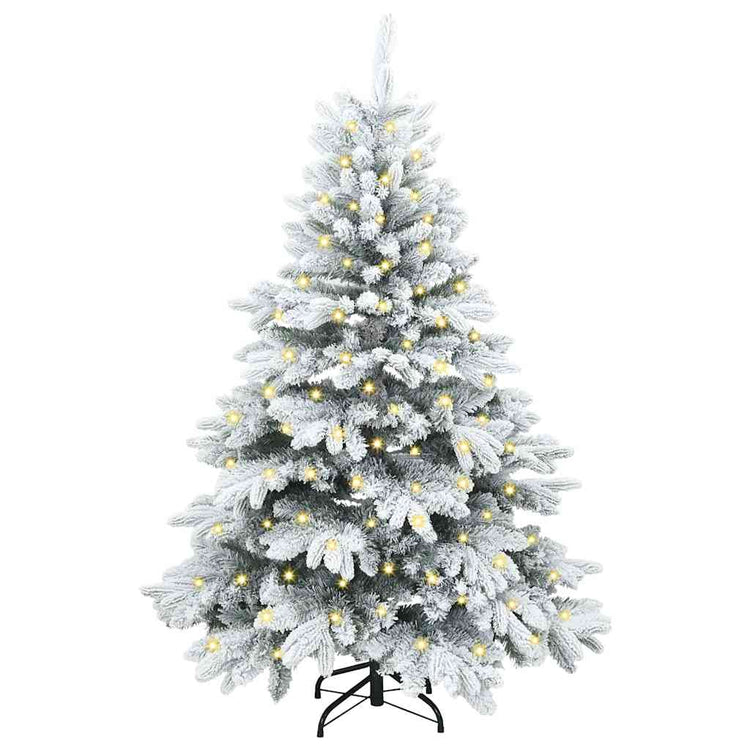 Vidaxl kunstkerstboom met 150 led met standaard wit 150 cm pe en pvc