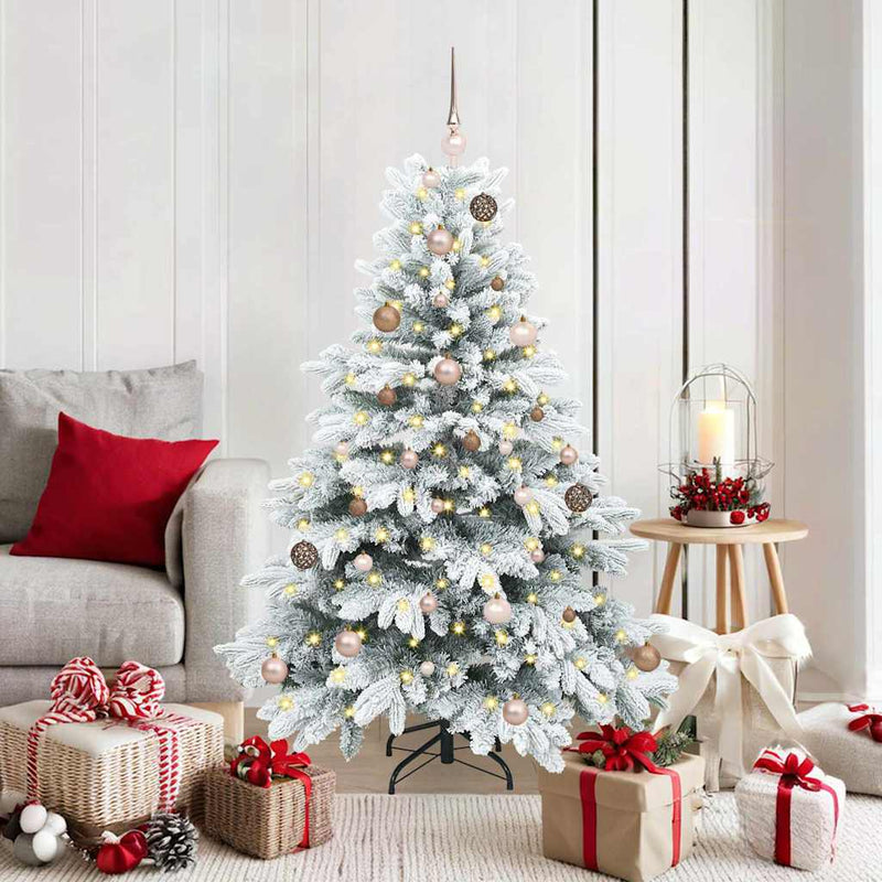 Vidaxl kunstkerstboom met 150 led met standaard wit 150 cm pe en pvc