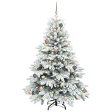 Vidaxl kunstkerstboom met 150 led met standaard wit 150 cm pe en pvc - afbeelding 3