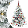 Vidaxl kunstkerstboom met 150 led met standaard wit 150 cm pe en pvc