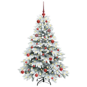 Vidaxl kunstkerstboom met 150 led met standaard wit 150 cm pe en pvc - afbeelding 3