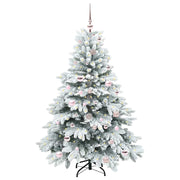 Vidaxl kunstkerstboom met 150 led met standaard wit 150 cm pe en pvc - afbeelding 2