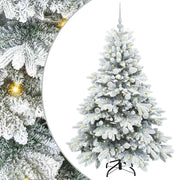 Vidaxl kunstkerstboom met 150 led met standaard wit 150 cm pe en pvc - afbeelding 2