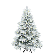Vidaxl kunstkerstboom met 150 led met standaard wit 150 cm pe en pvc - afbeelding 3