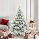 Vidaxl kunstkerstboom met 150 led met standaard wit 150 cm pe en pvc