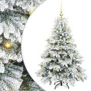 Vidaxl kunstkerstboom met 150 led met standaard wit 150 cm pe en pvc - afbeelding 2