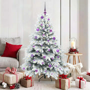 Vidaxl kunstkerstboom met 150 led met standaard wit 150 cm pe en pvc - afbeelding 1