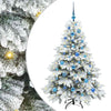 Vidaxl kunstkerstboom met 150 led met standaard wit 150 cm pe en pvc