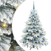 Vidaxl kunstkerstboom met 150 led met standaard wit 150 cm pe en pvc - afbeelding 2
