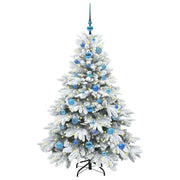 Vidaxl kunstkerstboom met 150 led met standaard wit 150 cm pe en pvc - afbeelding 3