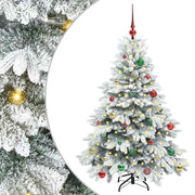 Vidaxl kunstkerstboom met 150 led met standaard wit 150 cm pe en pvc - afbeelding 2