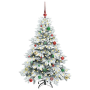Vidaxl kunstkerstboom met 150 led met standaard wit 150 cm pe en pvc - afbeelding 3