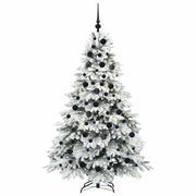 Vidaxl kunstkerstboom met 300 led met standaard wit 180 cm pe en pvc - afbeelding 3