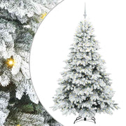 Vidaxl kunstkerstboom met 300 led met standaard wit 180 cm pe en pvc - afbeelding 2