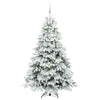 Vidaxl kunstkerstboom met 300 led met standaard wit 180 cm pe en pvc