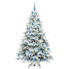 Vidaxl kunstkerstboom met 300 led met standaard wit 180 cm pe en pvc