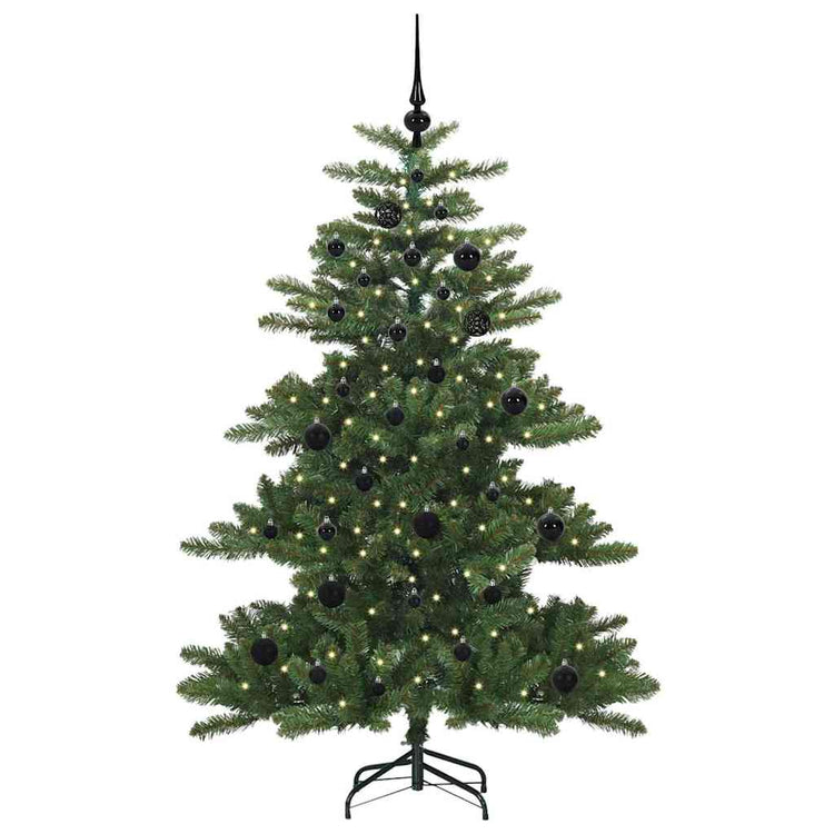 Vidaxl kunstmatige inklapbare kerstboom groen 150 cm pvc en staal