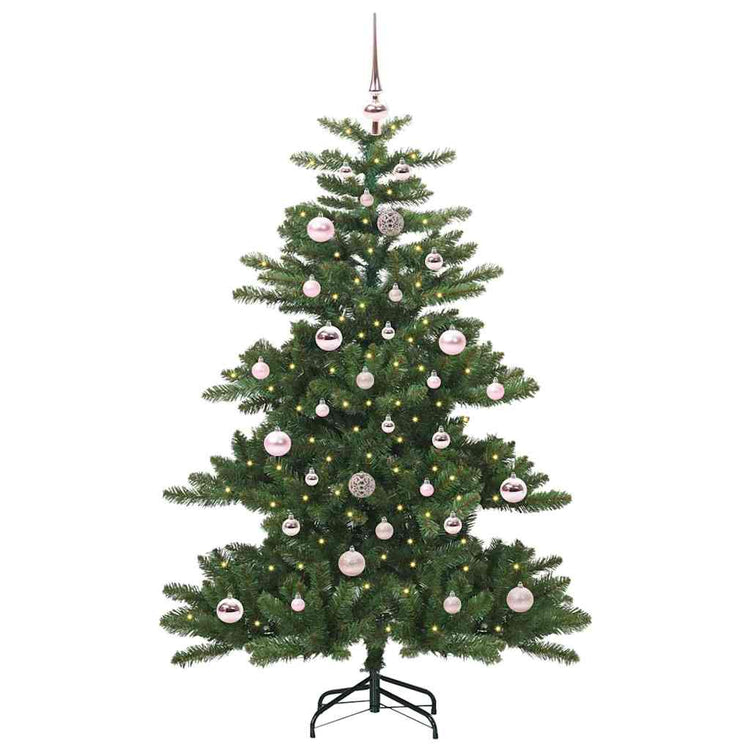 Vidaxl kunstmatige inklapbare kerstboom groen 150 cm pvc en staal