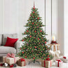 Vidaxl kunstmatige inklapbare kerstboom groen 180 cm pvc en staal
