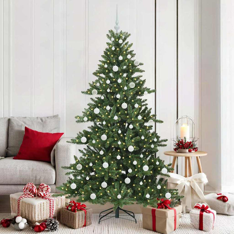 Vidaxl kunstmatige inklapbare kerstboom groen 180 cm pvc en staal