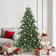 Vidaxl kunstmatige inklapbare kerstboom groen 180 cm pvc en staal