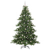 Vidaxl kunstmatige inklapbare kerstboom groen 210 cm pvc en staal
