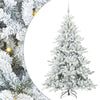 Vidaxl kunstmatige inklapbare kerstboom wit 180 cm pvc en staal