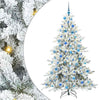 Vidaxl kunstmatige inklapbare kerstboom wit 180 cm pvc en staal