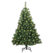 Vidaxl kunstkerstboom met 150 led met standaard groen 120 cm pe en pvc - afbeelding 3