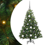 Vidaxl kunstkerstboom met 150 led met standaard groen 120 cm pe en pvc - afbeelding 2