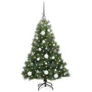 Vidaxl kunstkerstboom met 150 led met standaard groen 120 cm pe en pvc - afbeelding 3