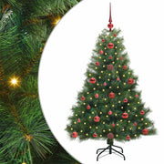 Vidaxl kunstkerstboom met 150 led met standaard groen 120 cm pe en pvc - afbeelding 2