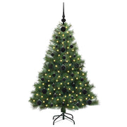 Vidaxl kunstkerstboom met 150 led met standaard groen 120 cm pe en pvc - afbeelding 3
