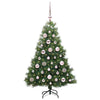 Vidaxl kunstkerstboom met 150 led met standaard groen 120 cm pe en pvc