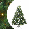 Vidaxl kunstkerstboom met 150 led met standaard groen 120 cm pe en pvc