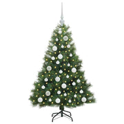 Vidaxl kunstkerstboom met 150 led met standaard groen 120 cm pe en pvc - afbeelding 3