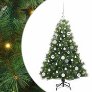 Vidaxl kunstkerstboom met 150 led met standaard groen 120 cm pe en pvc - afbeelding 2