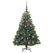 Vidaxl kunstkerstboom met 150 led met standaard groen 120 cm pe en pvc - afbeelding 3