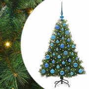Vidaxl kunstkerstboom met 150 led met standaard groen 120 cm pe en pvc - afbeelding 2