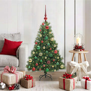 Vidaxl kunstkerstboom met 150 led met standaard groen 120 cm pe en pvc - afbeelding 1