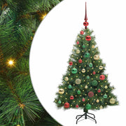 Vidaxl kunstkerstboom met 150 led met standaard groen 120 cm pe en pvc - afbeelding 2