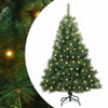 Vidaxl kunstkerstboom met 150 led met standaard groen 150 cm pe en pvc