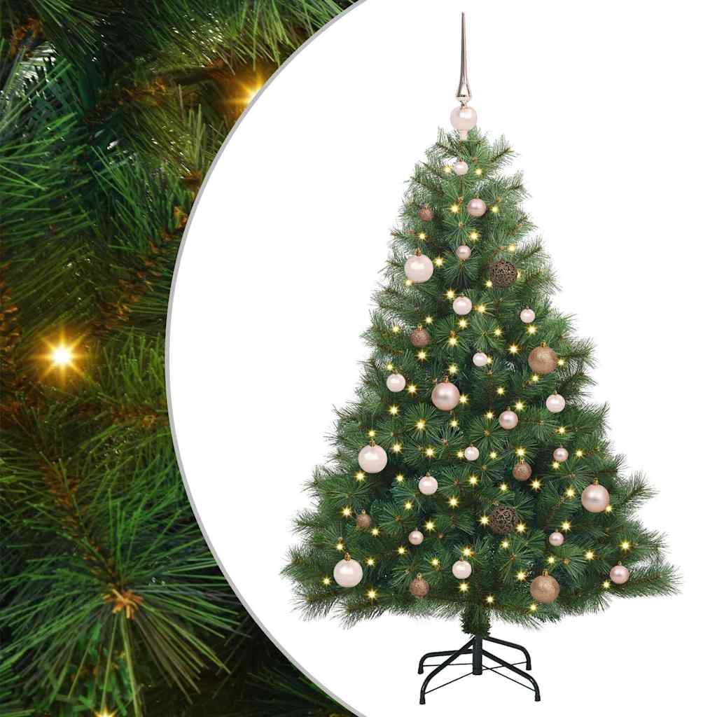 Vidaxl kunstkerstboom met 150 led met standaard groen 150 cm pe en pvc