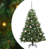 Vidaxl kunstkerstboom met 150 led met standaard groen 150 cm pe en pvc - afbeelding 2