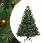 Vidaxl kunstkerstboom met 150 led met standaard groen 150 cm pe en pvc - afbeelding 2