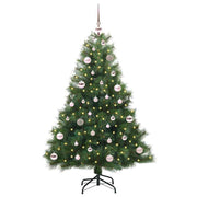 Vidaxl kunstkerstboom met 150 led met standaard groen 150 cm pe en pvc - afbeelding 3
