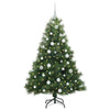 Vidaxl kunstkerstboom met 150 led met standaard groen 150 cm pe en pvc