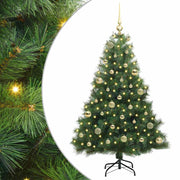 Vidaxl kunstkerstboom met 150 led met standaard groen 150 cm pe en pvc - afbeelding 2
