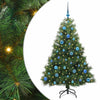 Vidaxl kunstkerstboom met 150 led met standaard groen 150 cm pe en pvc
